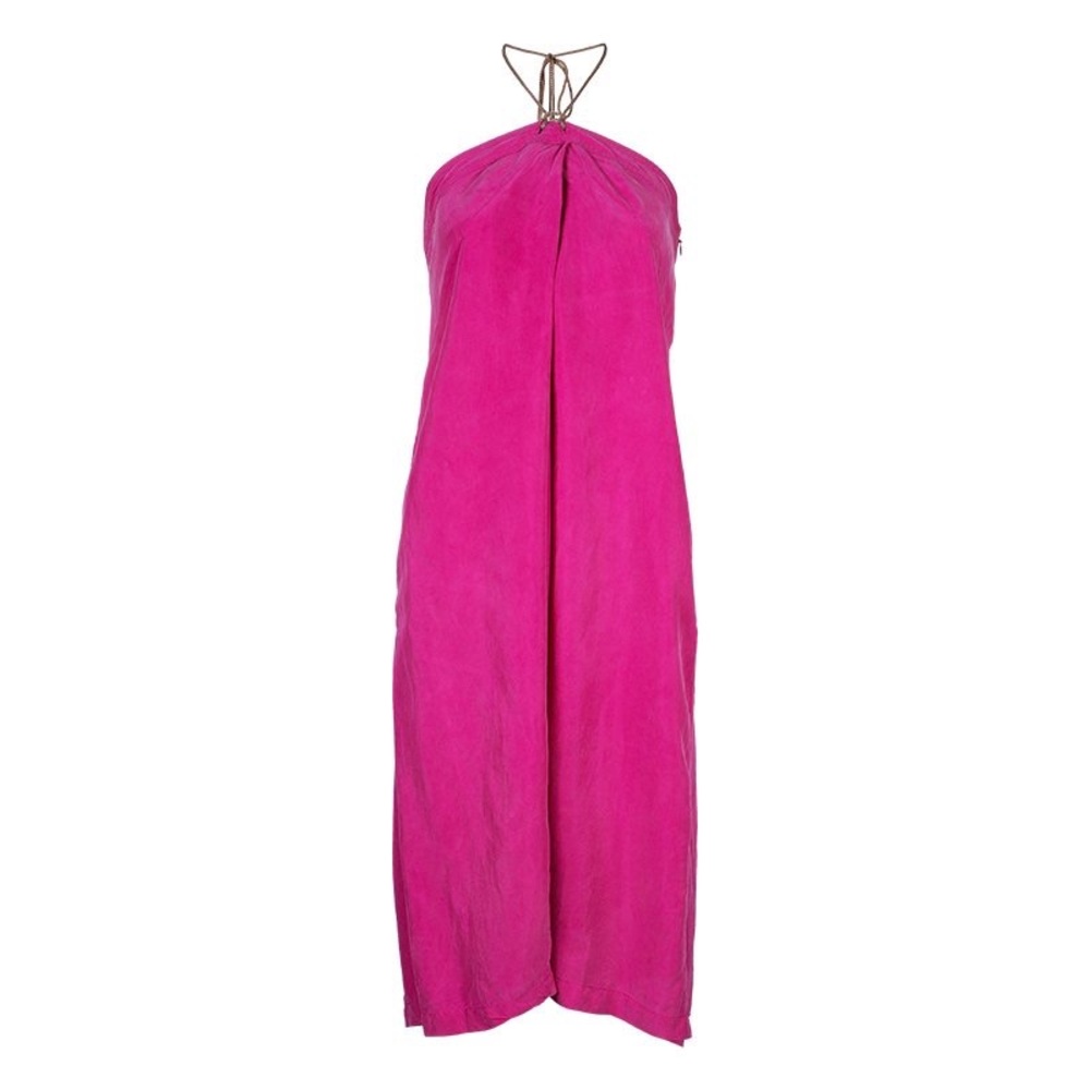 DVF Maui Silk Halter Dress